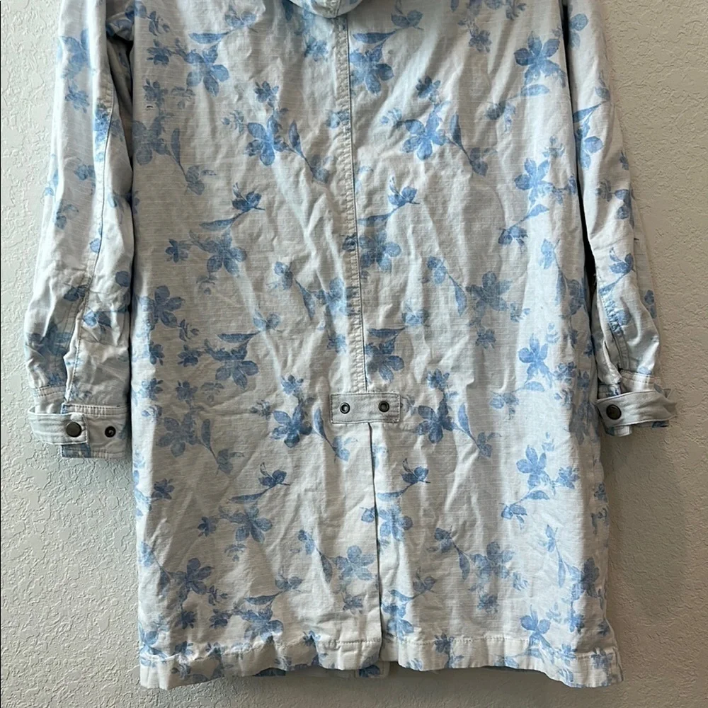 Free People Floral Hooded Jacket